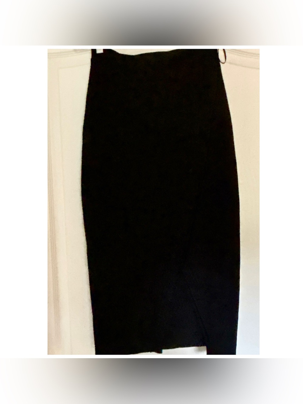 Ronny Kobo Collection Black High-Waist Tailored Skirt